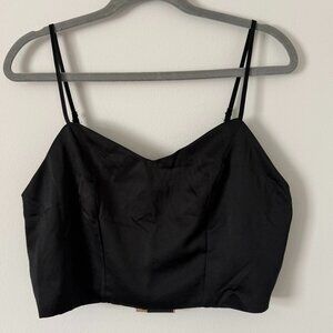 VERO MODA satin crop top L